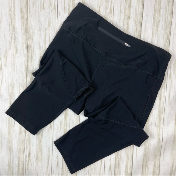 RBX Pants - RBX Black Capri Leggings with Zipper Pocket Size Large